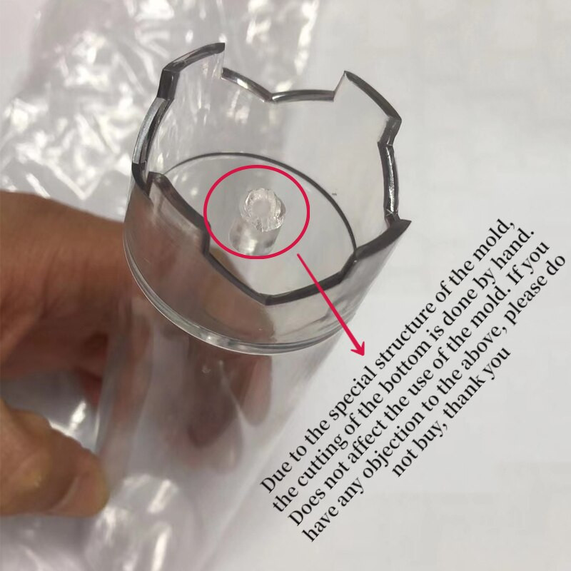 Ühendatud silinderküünlavorm aroomiteraapia küünal DIY plastist vorm Lihtne geomeetriline küünlavorm küünlavormid küünalde valmistamiseks