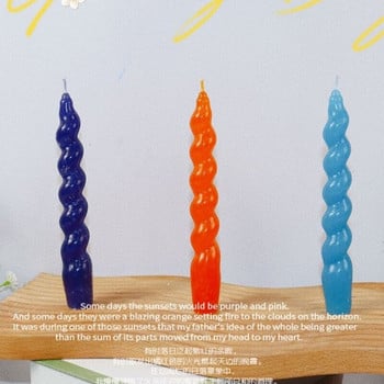 Long Rod Candle Mold Spiral Rod Plastic Mold Diy Candle Making Kit Forms for Candles Molds Mold Jar Supplies Jars Molds Arts