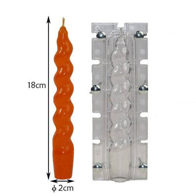 Pika varda küünlavorm spiraalvarras plastist vormid isetehtud küünalde valmistamise komplekti vormid küünalde jaoks vormid vormipurgid tarvikud purgid vormid kunst