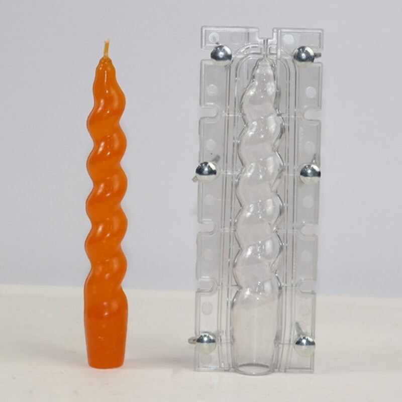 Pika varda küünlavorm spiraalvarras plastist vormid isetehtud küünalde valmistamise komplekti vormid küünalde jaoks vormid vormipurgid tarvikud purgid vormid kunst