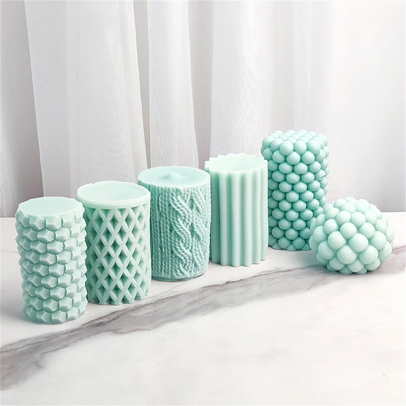 10 stiili silikoonküünla vorm, geomeetriline mullikall, sfääriline latern, kristall-epoksüvaigust seep, kips-šokolaadivormi kaunistus