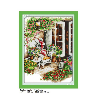 Rõõmu pühapäevane aknalaud, lillemaastik