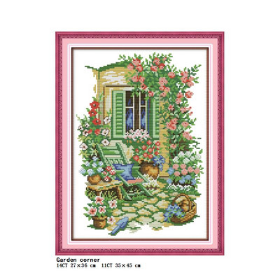 Rõõmu pühapäevane aknalaud, lillemaastik