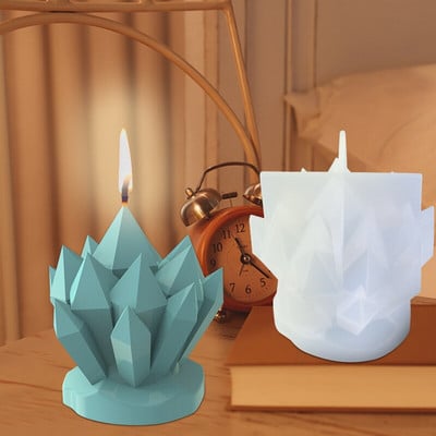 Iceberg Shape Silicone Candle Mold Crystal Cluster Resin DIY Wax Candle Mold DIY Κερί σόγιας Aromatherapy Γύψινο καλούπι σαπουνιού