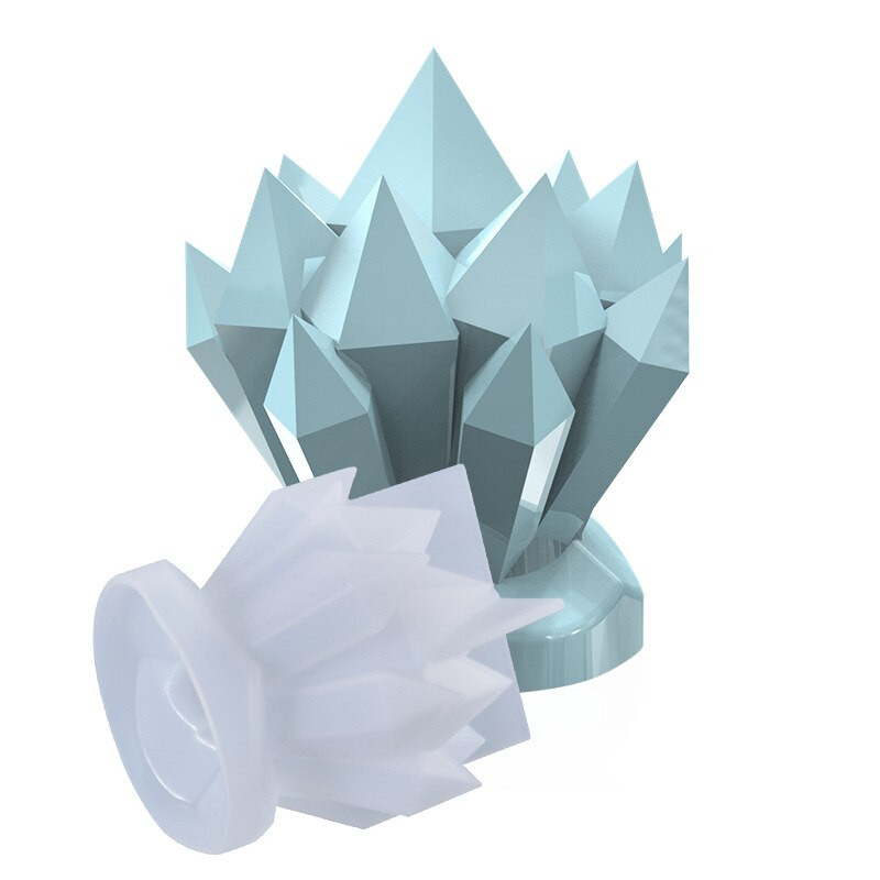 Iceberg Shape Silicone Candle Mold Crystal Cluster Resin DIY Wax Candle Mold DIY Κερί σόγιας Aromatherapy Γύψινο καλούπι σαπουνιού