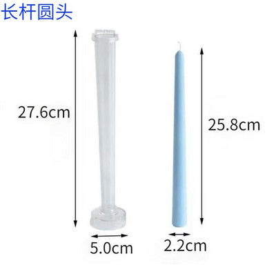 „Pasidaryk pats“ ilgo stulpelio juostelių žvakių formos Plastikinės stulpelių žvakių gamybos rinkinys Didelio cilindro briaunelės žvakių formavimo formelės Žvakių gamybos reikmenys