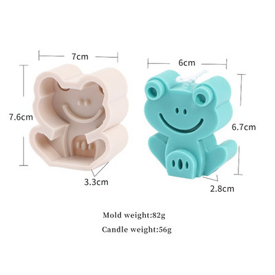 Νέο καλούπι κεριών σιλικόνης τρισδιάστατο γεωμετρικό αεροπλάνο Μικρό ζώο Καλούπι κεριού καμηλοπάρδαλη κουκουβάγια ελέφαντας δεινόσαυρος σε σχήμα κεριού καλούπι σιλικόνης