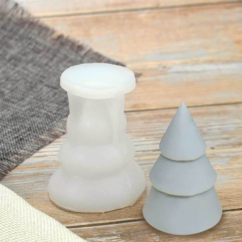 Χριστουγεννιάτικο δέντρο από σιλικόνη Αρωματικά καλούπια σιλικόνης για DIY σαπούνια αρωματοθεραπείας Καλούπι με κερί Χριστουγεννιάτικη διακόσμηση σπιτιού