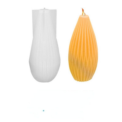 Silikoonküünalde valmistamise geomeetriline 3D-kujuline vaigust valmistatud epoksüseebikook käsitsi valmistatud meisterdatud käsitöövormi vorm küünalde jaoks