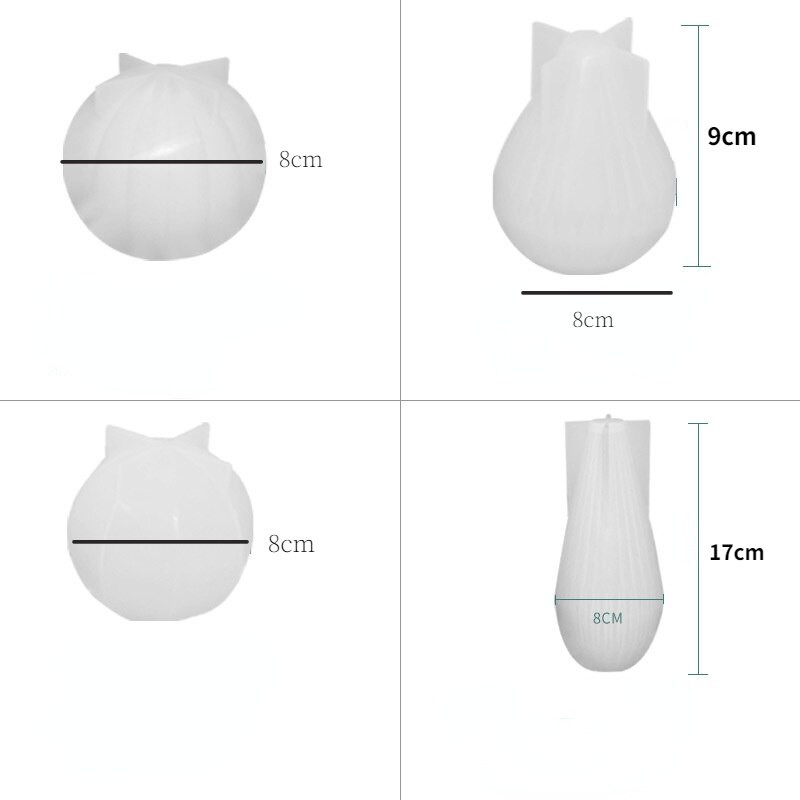 Silikoonküünalde valmistamise geomeetriline 3D-kujuline vaigust valmistatud epoksüseebikook käsitsi valmistatud meisterdatud käsitöövormi vorm küünalde jaoks