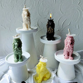 3D loomakujuline silikoonküünla vorm DIY Devil Skull Lion King Öökull krohv Epoksiidvaiguvormid Käsitsi valmistatud kingitus Kodu käsitöö Dekoor