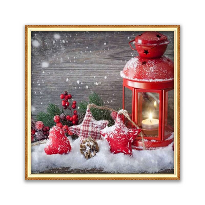 2020 DIY Χριστουγεννιάτικο Κέντημα με Σταυροβελονιά Χριστουγέννων 11CT Kit Craft Σετ κεντήματα από βαμβακερή κλωστή τυπωμένη διακόσμηση σπιτιού Νέο σχέδιο