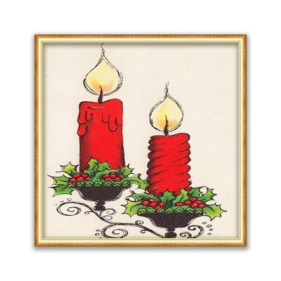 2020 DIY Χριστουγεννιάτικο Κέντημα με Σταυροβελονιά Χριστουγέννων 11CT Kit Craft Σετ κεντήματα από βαμβακερή κλωστή τυπωμένη διακόσμηση σπιτιού Νέο σχέδιο