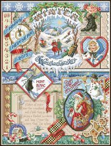 neli hooaega loendatud 16CT 14CT 18CT DIY ristpistekomplektid Hiina ristpistekomplektid Tikand Näputöö