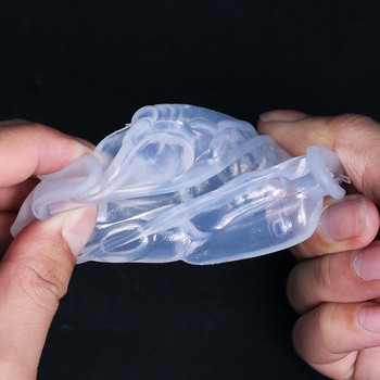 Καλούπι κεριού 3D σιλικόνης σε σχήμα αστροναύτη Αρωματοθεραπεία Γύψινος κερί Καλούπι Σεληνιακό καλούπι ανθρώπινου σώματος Μαλακό Εύκολο ξεφορμάρισμα Διακόσμηση σπιτιού