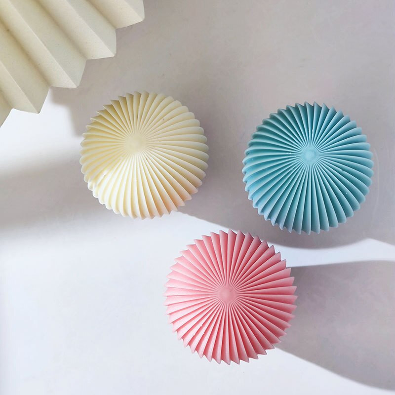 Triibuline kolonn valguse varjulamp silikoonist küünal hallitusseened vaas aroomiteraapia kipsvaigust küpsetusvorm kodukaunistus pühade kingitused