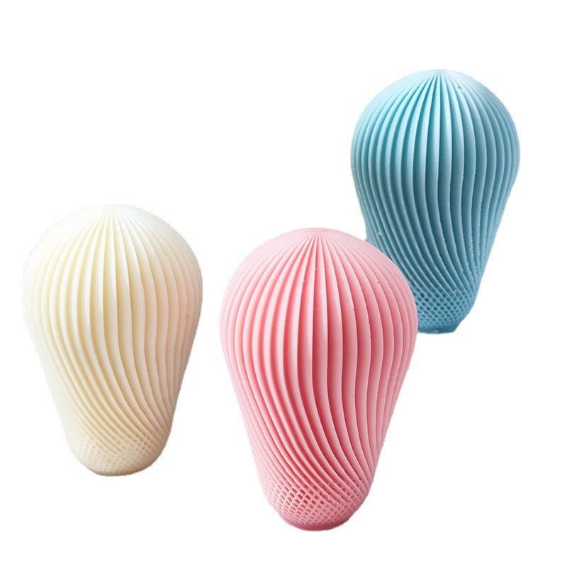 Triibuline kolonn valguse varjulamp silikoonist küünal hallitusseened vaas aroomiteraapia kipsvaigust küpsetusvorm kodukaunistus pühade kingitused