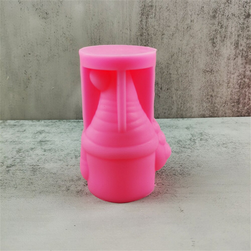 3D Crystal Epoxy Mold Cute Santa Claus Snowman Κερί Καλούπια σιλικόνης Σαπούνι Χριστουγεννιάτικο Δέντρο Κερί Σετ κατασκευής Δώρα διακόσμησης σπιτιού