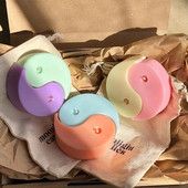 Tai Chi Yin Yang küünlavorm, DIY silikoonvorm vahaseebi valmistamiseks vahavormi valmistamiseks