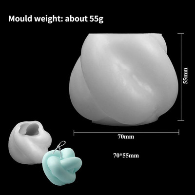 Σπειροειδής Μπάλα Αρωματικό Κερί Καλούπι Σιλικόνης Δημιουργικό Αρωματικό Κερί Γύψινο Σαπούνι Χειροποίητο Καλούπι Σιλικόνης Αρωματικό Καλούπι Κεριού