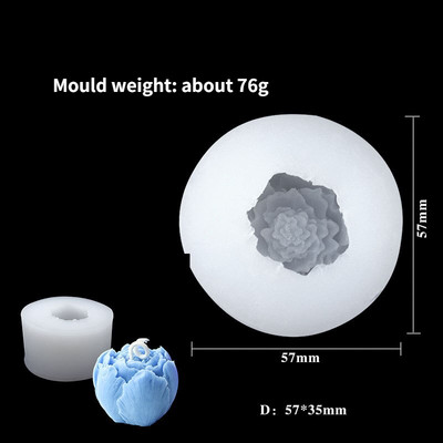 Σπειροειδής Μπάλα Αρωματικό Κερί Καλούπι Σιλικόνης Δημιουργικό Αρωματικό Κερί Γύψινο Σαπούνι Χειροποίητο Καλούπι Σιλικόνης Αρωματικό Καλούπι Κεριού