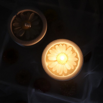 Направи си сам Свещ Силиконова форма Маргаритка Цвете от лайка Свещ Восъчна форма Ръчно изработени форми за сапунени свещи Ароматерапия за кола Изработване на домашен декор