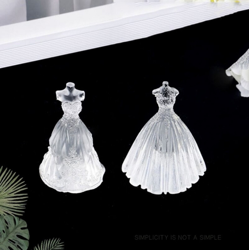 Καλούπια σιλικόνης για κεριά νυφικών 3D για DIY Ρητίνη σοκολατένιο κέικ Γύψος Aromatherapy Κρυστάλλινο Στολίδι για το σπίτι Εργαλεία ψησίματος