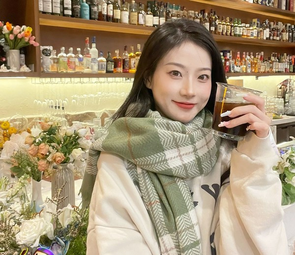 Γυναικείο ζεστό κασκόλ - καρό σχέδιο