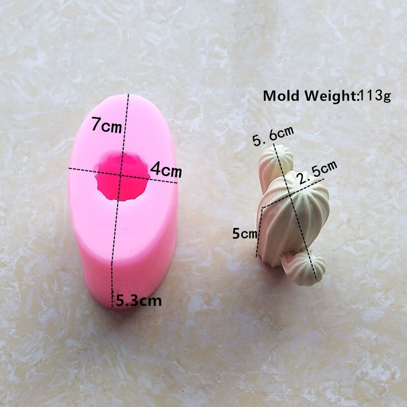 3D kaktusepuu kujuga koogi küpsetusvorm silikoonist küünlavormid isetegemise teel kipsist aroomiteraapia vahavorm käsitsi valmistatud seebi valmistamise tööriist