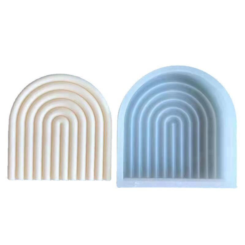 3D Line Arch Arch Mold Candle Mold DIY Rainbow Bridge Aromatherapy Mold γύψου Καλούπι σιλικόνης Κερί Mold Mold Κερί κατασκευής