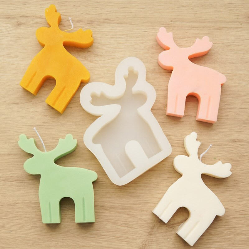 Χριστουγεννιάτικο ντεκόρ Αρωματικό κερί Καλούπια σιλικόνης DIY Aromath Κερί Ελαφιού Πεύκο Κερί Καλούπι Χριστουγέννων Χειροποίητα Χειροποίητα Δώρα
