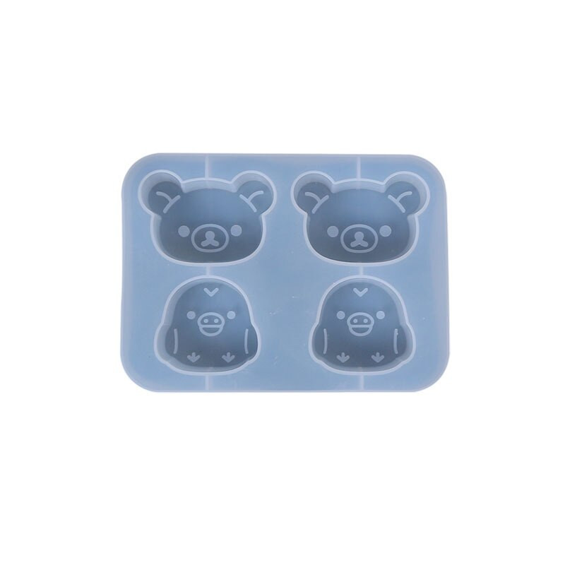 4 Styles Animal Series Καλούπι Σιλικόνης Άρωμα Κερί Γύψινο Διακόσμηση Ψήσιμο Καλούπι Σοκολάτας Χειροποίητο Καλούπια Σαπουνιού για Ρητίνη