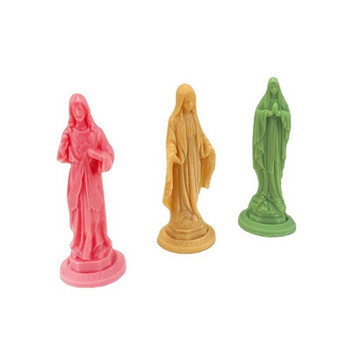 DIY Καλούπια σιλικόνης Virgin Mary 3D Άγαλμα Πατέρα Ιησού Χριστού Εποξειδική Ρητίνη Χειροποίητα Καλούπια Σαπουνιού Μους Κέικ Φόρμα Κατασκευής