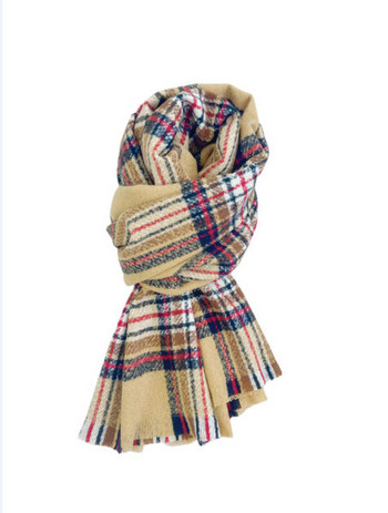 Есенно-зимен дамски шал в няколко цвята