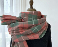 Φθινοπωρινό χειμωνιάτικο καρό κασκόλ για γυναίκες νέο μοντέλο