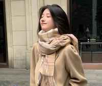 Casual καρό  κασκόλ  με κρόσσια για γυναίκες