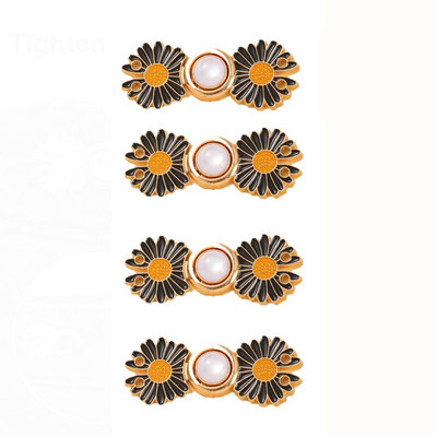 4 buc. Buton de strângere din talie pentru femei, fustă, pantaloni, blugi, clemă reglabilă pentru talie, ace metalice, accesorii pentru îmbrăcăminte