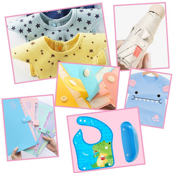 Търговия на едро с пластмасови копчета T5 за дрехи Направи си сам закопчалки за преси за дрехи, използвани за детски пелени/лигавници/чанти/папка/