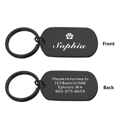 Pielāgojamas suņu kaklasiksnas adreses birkas suņiem medaļa ar iegravētu vārdu Kaķēns kucēns Piederumi personalizēta kaķa kaklarotas ķēde