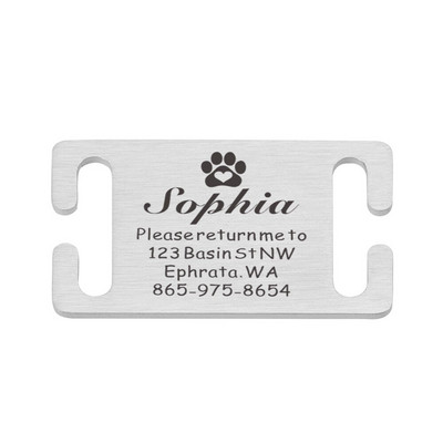 Pielāgojamas suņu kaklasiksnas adreses birkas suņiem medaļa ar iegravētu vārdu Kaķēns kucēns Piederumi personalizēta kaķa kaklarotas ķēde