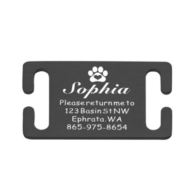 Pielāgojamas suņu kaklasiksnas adreses birkas suņiem medaļa ar iegravētu vārdu Kaķēns kucēns Piederumi personalizēta kaķa kaklarotas ķēde