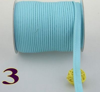 1/2" (12 mm) kokvilnas nobīde cauruļvadu vada lentes nospriegojuma iesiešana DIY savārstīšanai apģērbu šūšanai un apgriešanai mājas tekstila 5 jardi