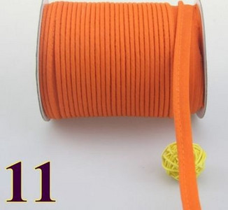 1/2" (12 mm) kokvilnas nobīde cauruļvadu vada lentes nospriegojuma iesiešana DIY savārstīšanai apģērbu šūšanai un apgriešanai mājas tekstila 5 jardi