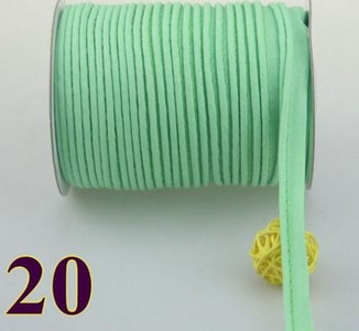 1/2" (12 mm) kokvilnas nobīde cauruļvadu vada lentes nospriegojuma iesiešana DIY savārstīšanai apģērbu šūšanai un apgriešanai mājas tekstila 5 jardi