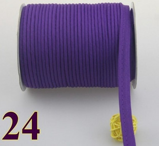 1/2" (12 mm) kokvilnas nobīde cauruļvadu vada lentes nospriegojuma iesiešana DIY savārstīšanai apģērbu šūšanai un apgriešanai mājas tekstila 5 jardi