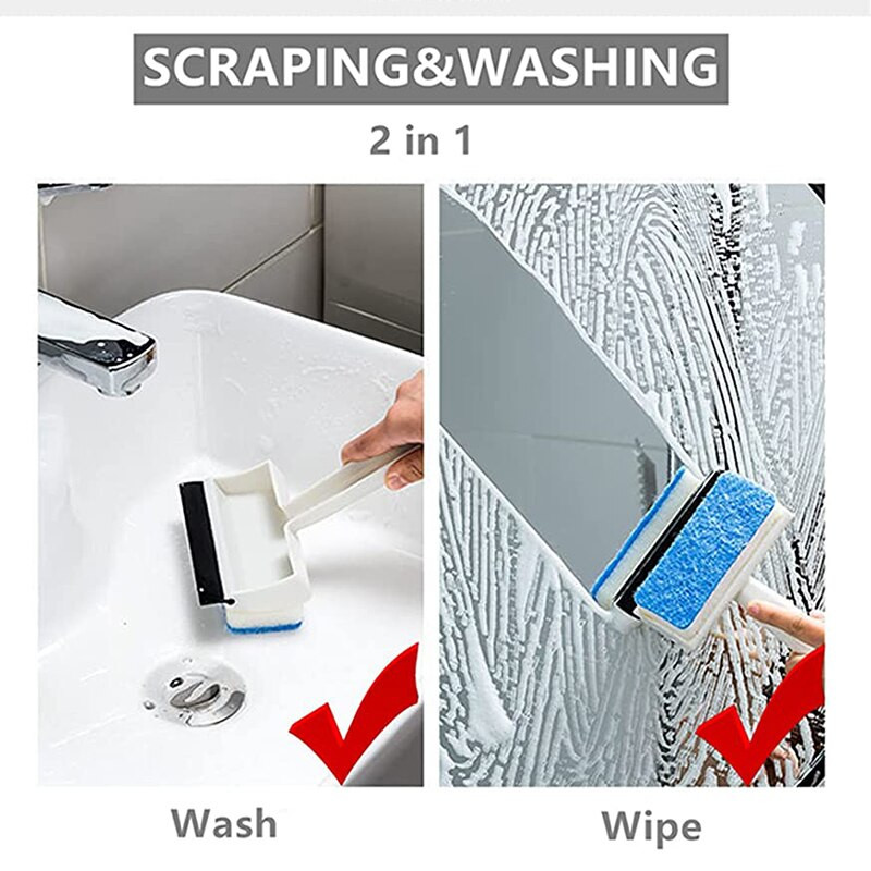 Tualettruumi puhastushari Kahepoolne klaasipuhasti peegel Klaaskäsn Vannituba Köök Sein Kodumajapidamises Koristustööriist Kasulik asi koju