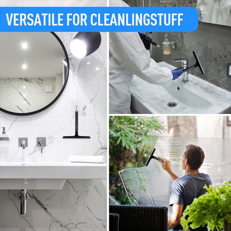 Καθρέφτης υαλοκαθαριστήρα πολλαπλών χρήσεων Μάκτρο ντουζιέρας με βάση υαλοκαθαριστήρα Καθρέφτη μπάνιου Εργαλείο καθαρισμού γυαλιού