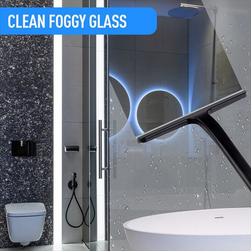 Καθρέφτης υαλοκαθαριστήρα πολλαπλών χρήσεων Μάκτρο ντουζιέρας με βάση υαλοκαθαριστήρα Καθρέφτη μπάνιου Εργαλείο καθαρισμού γυαλιού