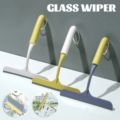 Scraper Glass Wiper Window Glass Cleaning Squeegee Silicone Scraper Cleaner For Mirrors Shower Doors Car Windows Cleaning Tool