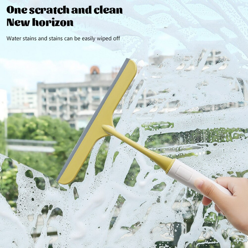 Üvegkaparó ablaktörlő ablaküveg tisztító szilikon lehúzó tisztító tükrökhöz zuhanyajtókhoz autóablakok tisztító eszköz